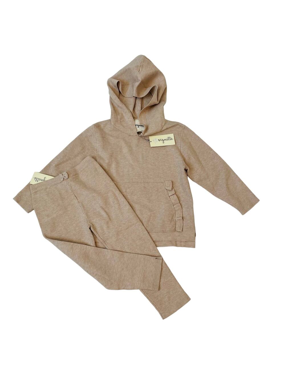 NWT Vignette 2T Hazel Top & Pant Set in Oatmeal